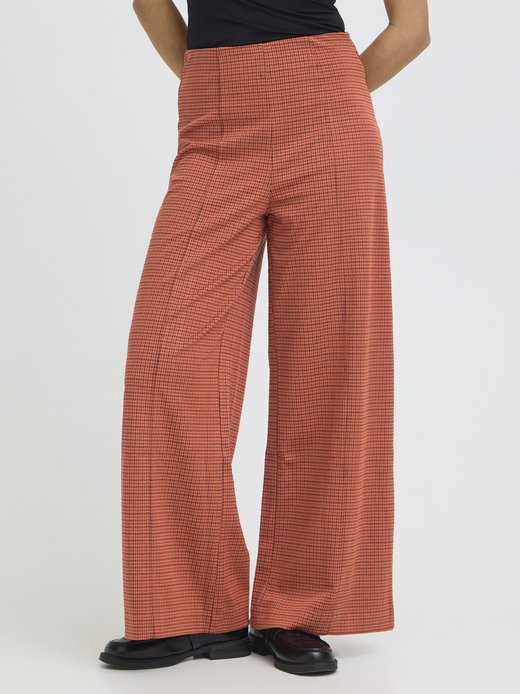 Damen Casual Hose IHKATE Hohe Taille