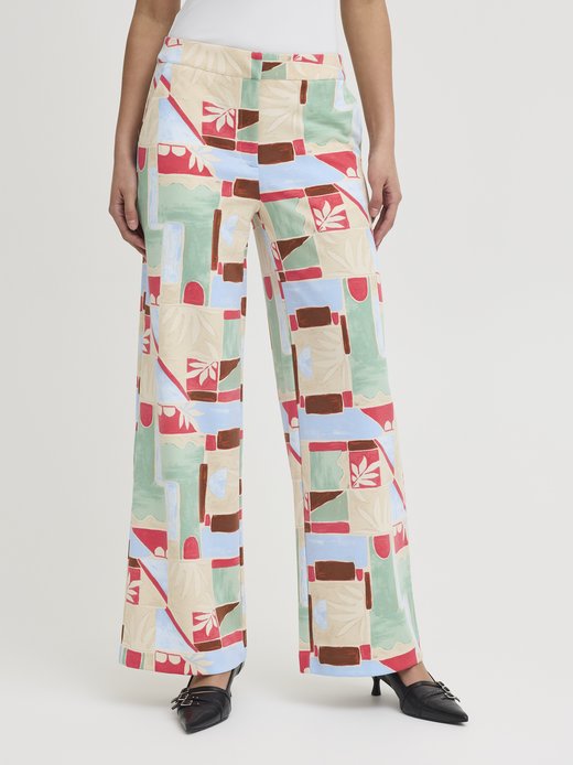 Damen Casual Hose IHKATE Normale Passform