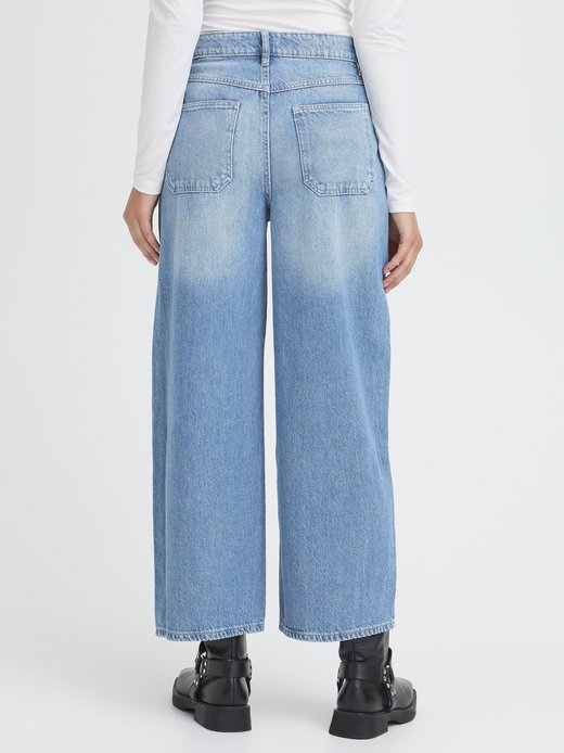 Damen Casual Hose IHPAMMY Hohe Taille
