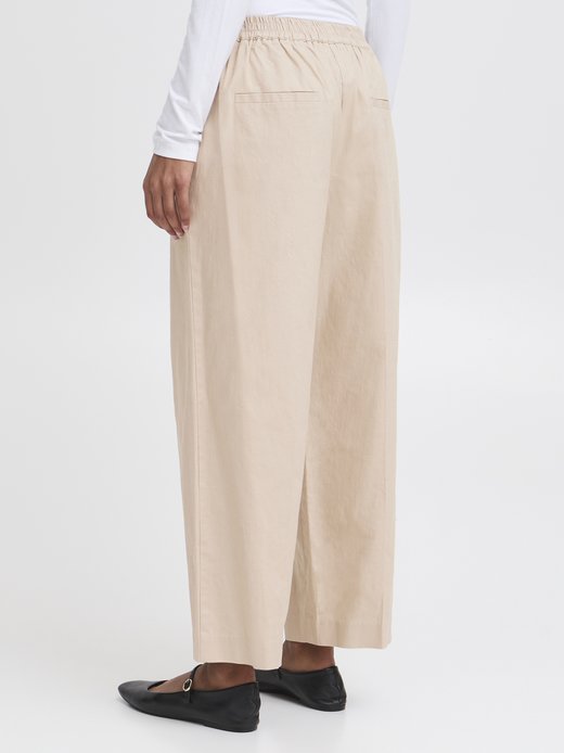 Damen Casual Hose IHUNICA Elastische Taille