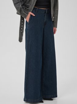Damen Casual Hose Jeans Mittlere Taille
