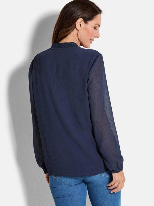 Damen Chiffon Blusen - Kurzgröße