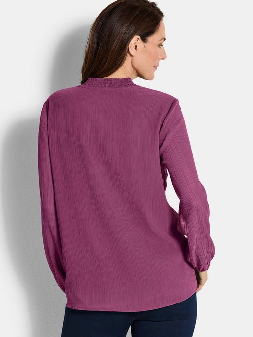 Damen Chiffon Blusen - Kurzgröße