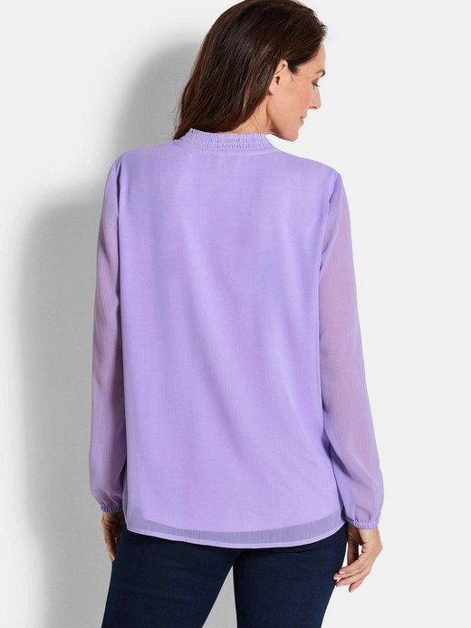 Damen Chiffon Blusen - Kurzgröße