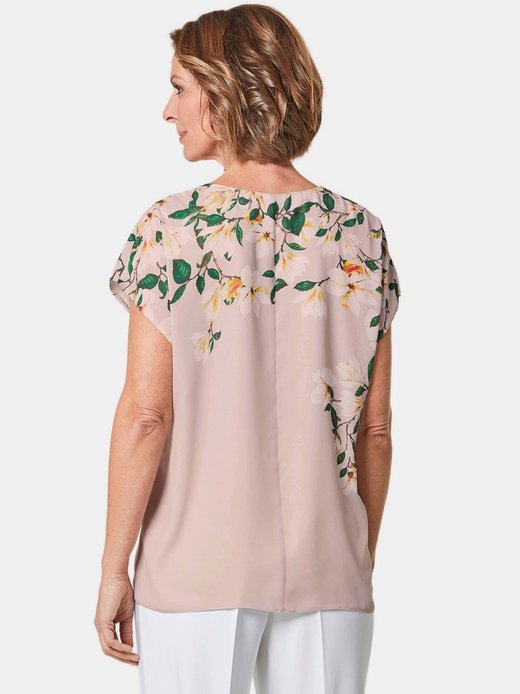 Damen Chiffon Blusen - Kurzgröße