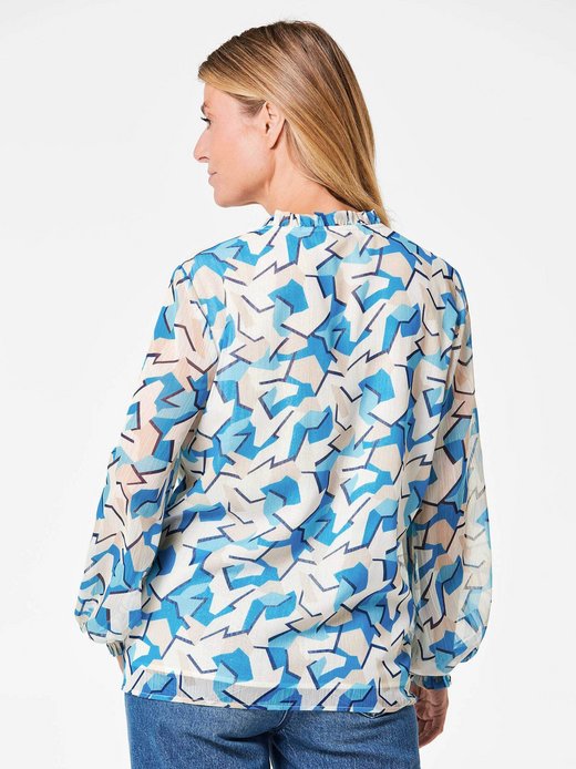 Damen Chiffon Blusen - Kurzgröße