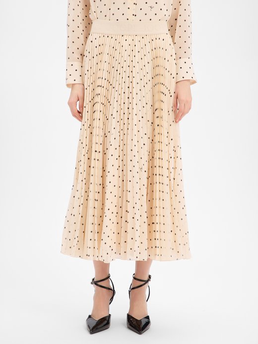 Damen Chiffon-Faltenrock - Salma