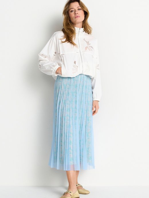 Damen Chiffon-Maxirock