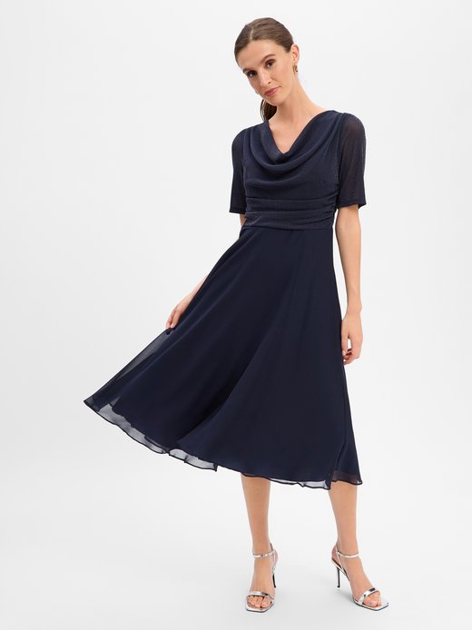 Damen Chiffonkleid