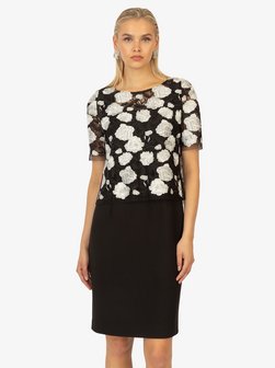 Artikelbild Damen Cocktailkleid von Kraimod in schwarz gemustert