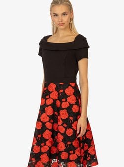 Artikelbild Damen Cocktailkleid von Kraimod in rot gemustert