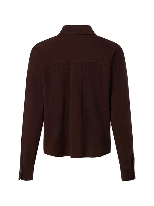 Damen Cord-Hemdbluse