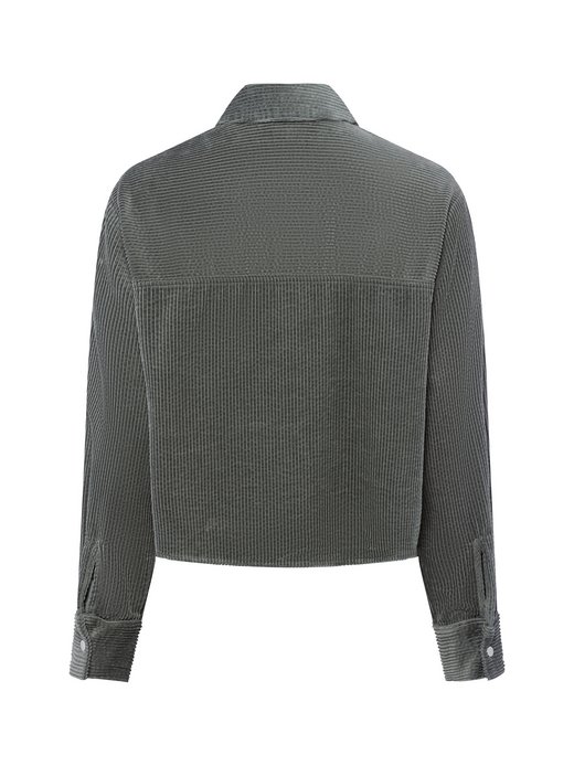 Damen Cord-Hemdbluse