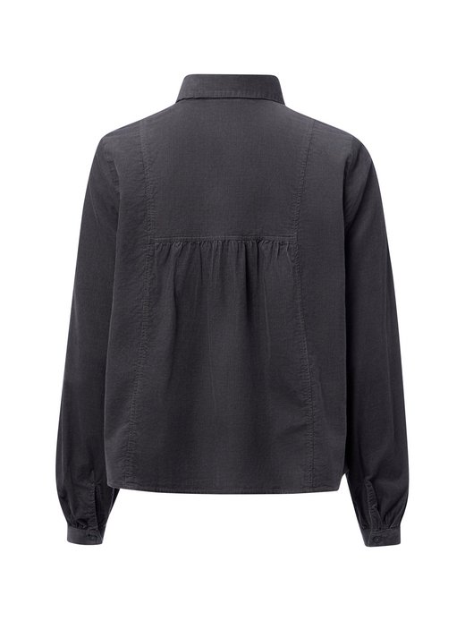 Damen Cord-Hemdbluse