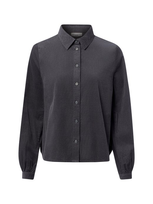 Damen Cord-Hemdbluse