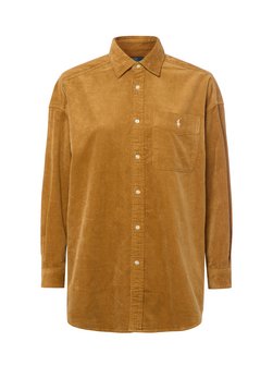 Damen Cord-Hemdbluse