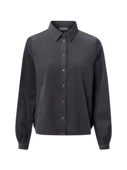 Damen Cord-Hemdbluse