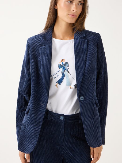 Damen Cordblazer