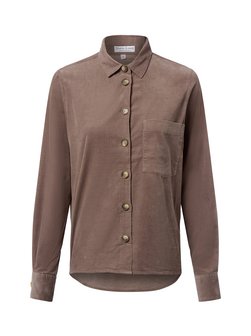 Damen Cordbluse