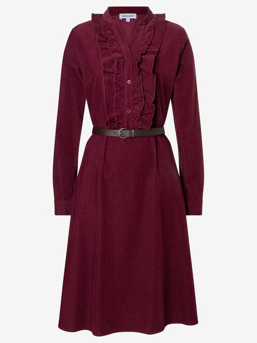 Damen Cordkleid