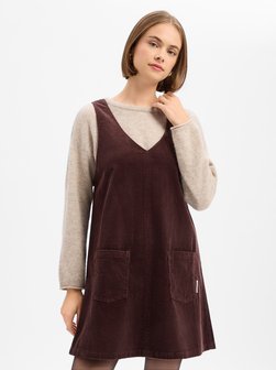 Damen Cordkleid