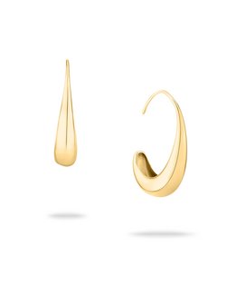 Artikelbild Damen Creole - The Classy Drop von Echtzeit in gold uni