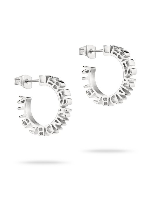 Damen Creolen  -  3D Lettering