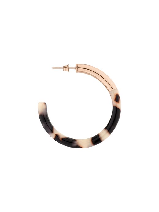 Damen Creolen  -  Acetat Statement