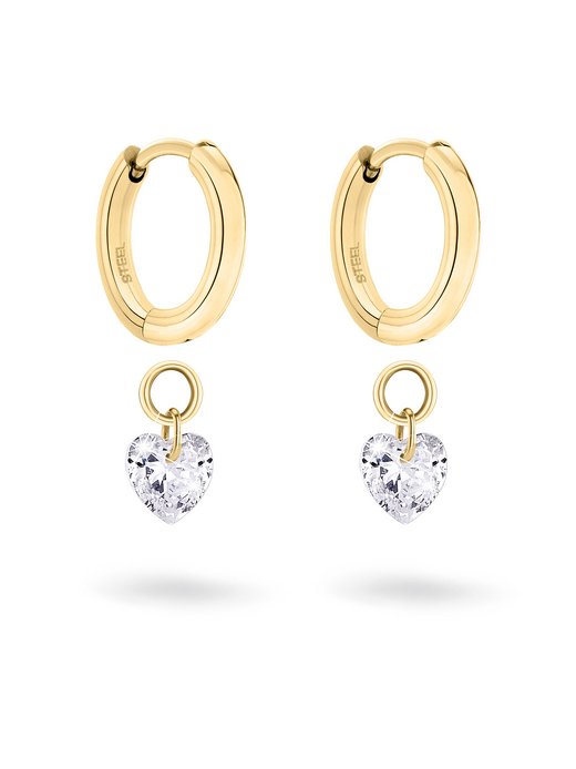 Damen Creolen  -  Be My Valentine