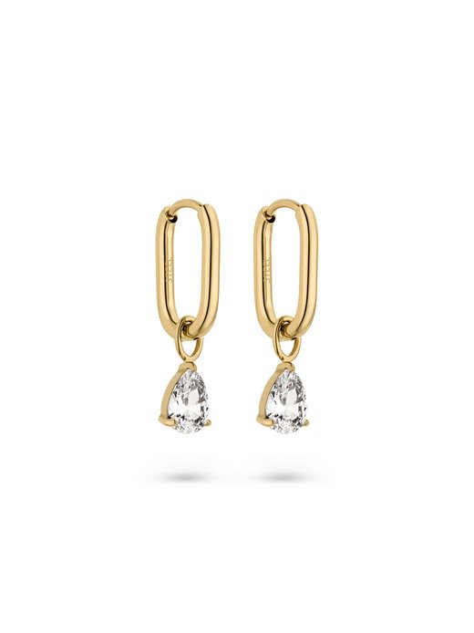 Damen Creolen  -  Elegant Stones