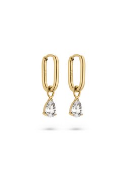 Damen Creolen  -  Elegant Stones