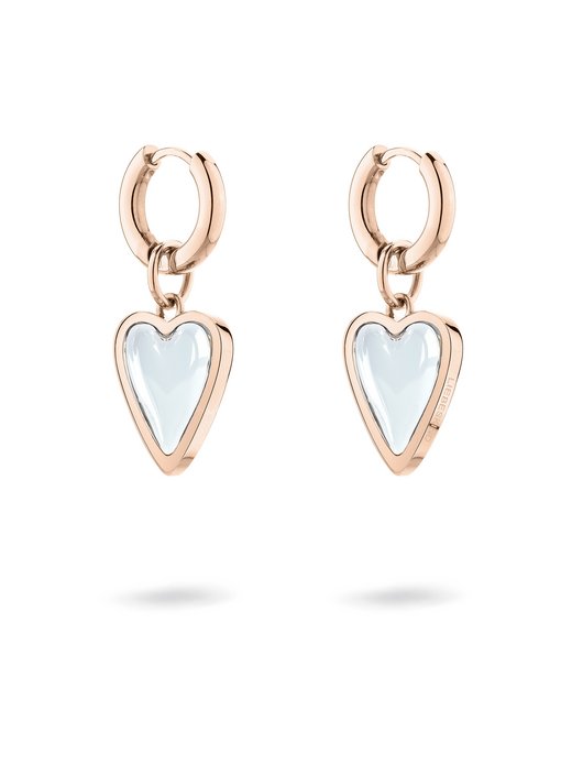 Damen Creolen  -  Glass Heart