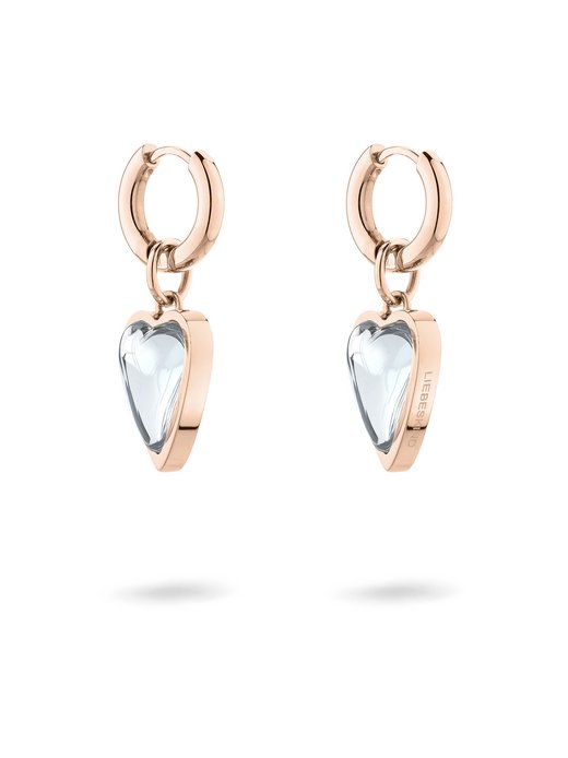 Damen Creolen  -  Glass Heart