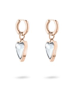 Damen Creolen  -  Glass Heart