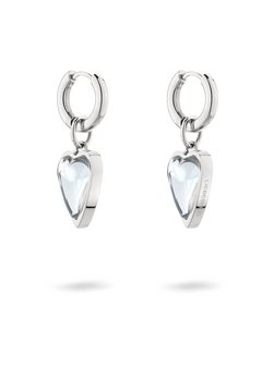 Damen Creolen  -  Glass Heart