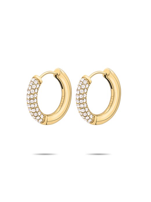 Damen Creolen  -  Glitter Donuts