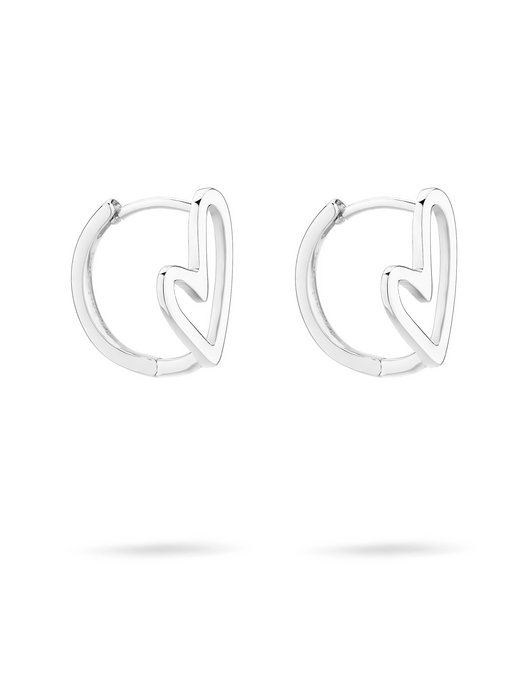 Damen Creolen  -  Graffiti Heart