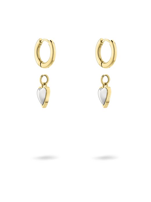 Damen Creolen  -  Mini Metal Heart