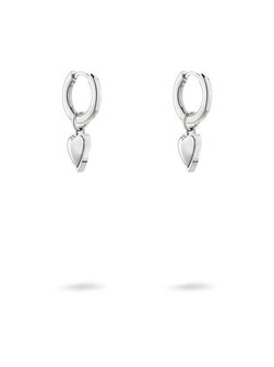 Damen Creolen  -  Mini Metal Heart