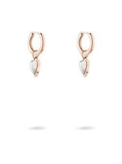 Damen Creolen  -  Mini Metal Heart