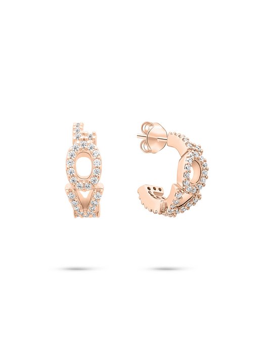 Damen Creolen  -  Silver Love Collection