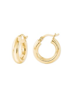 Artikelbild Damen Creolen von amor in gold uni