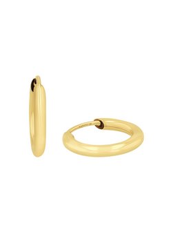Artikelbild Damen Creolen von amor in gold uni