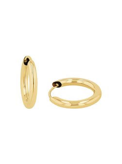 Artikelbild Damen Creolen von amor in gold uni