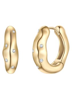 Artikelbild Damen Creolen von Glanzstücke München in gold uni