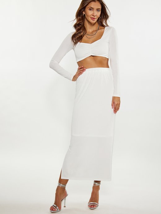Damen Crop Shirt