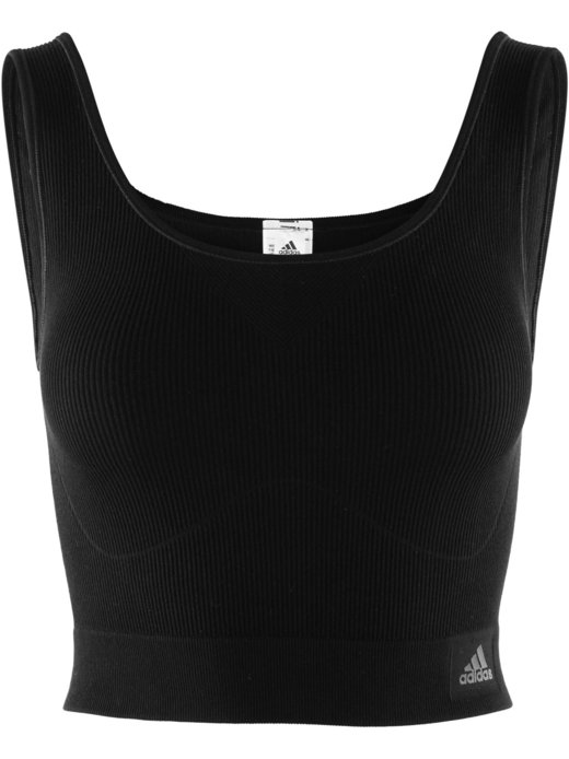Damen Crop-Top  -  Ripp Stretch