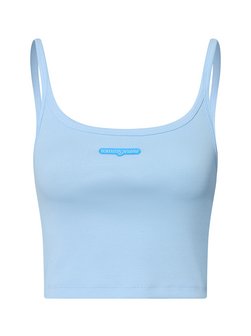 Artikelbild Damen Crop Top von Tommy Jeans in hellblau uni