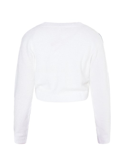 Damen Cropped Strickjacke