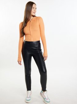 Damen Cropped Strickjacke